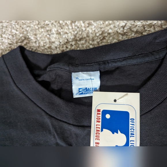 NWT Vintage Reds Oakland A's 1990 World Series T-Shirt XL Single Stitch Canseco - Picture 7 of 11